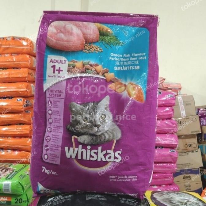 Makanan kucing Whiskas 7kg/Whiskas Oceanfis 7kg-OCEAN