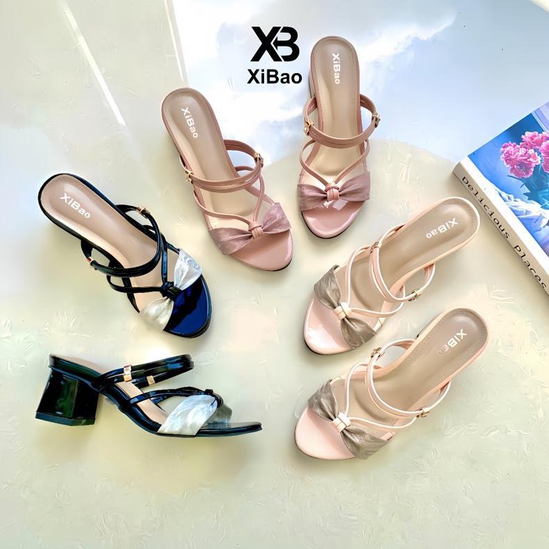 BESTPROMO Sandal Wanita Heels Hak Tahu Pita 5 CM Modis Elegant Terbaru