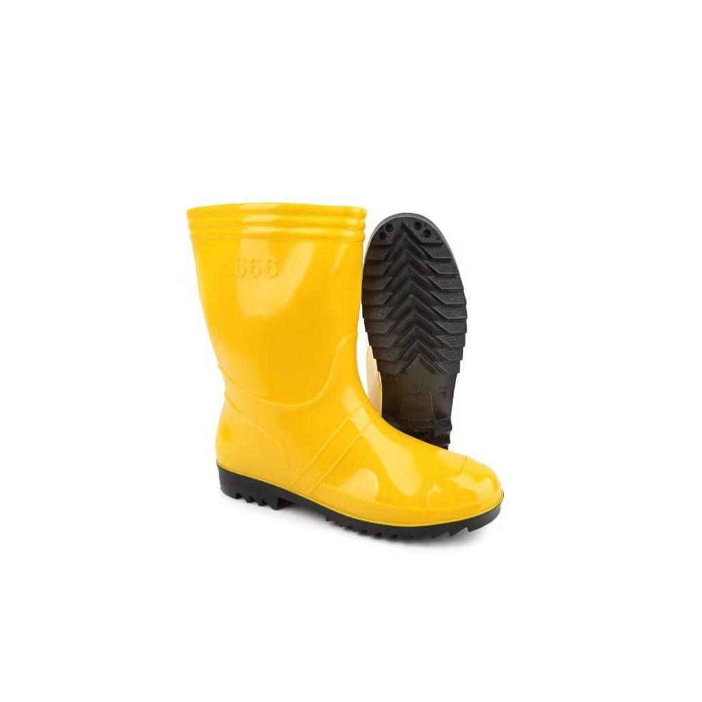 Discount promo SEPATU AP BOOT PRIA WANITA KARET PENDEK SEPATU BOOTS BERKEBUN ANTI SELIP BAHAN PVC