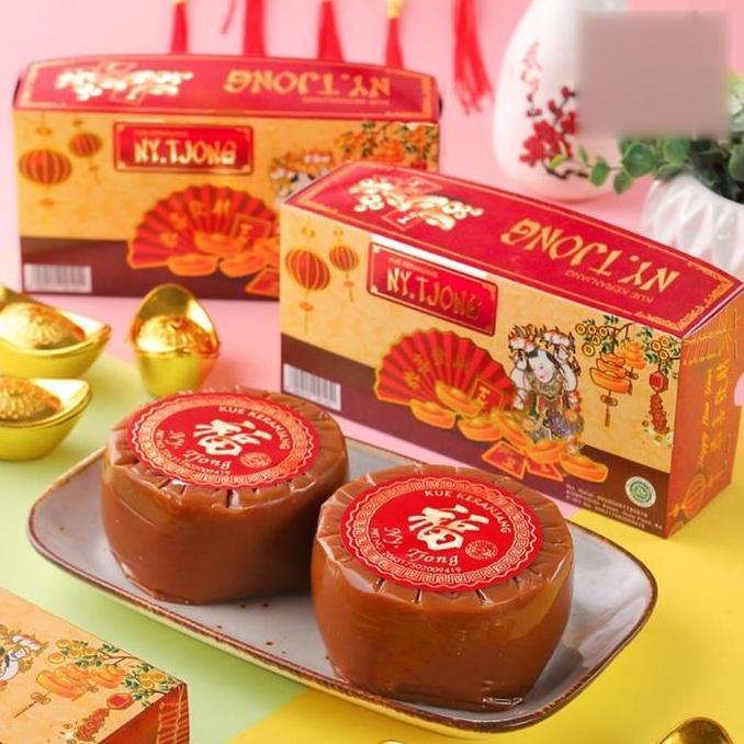 Kue Keranjang Imlek Cina + Box Halal BPOM Dodol Cina Tiam Pan Ny Tjong