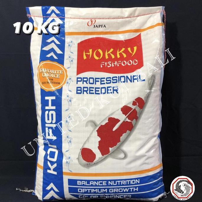 NEW Pakan Ikan Koi ~ HOKKY PROFESIONAL BREEDER 10 KG