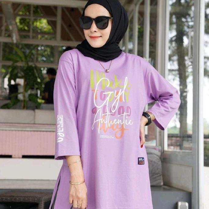 DV34 - MIDI TUNIK NEW GYL  Cantik Wanitamidi tunik gyl