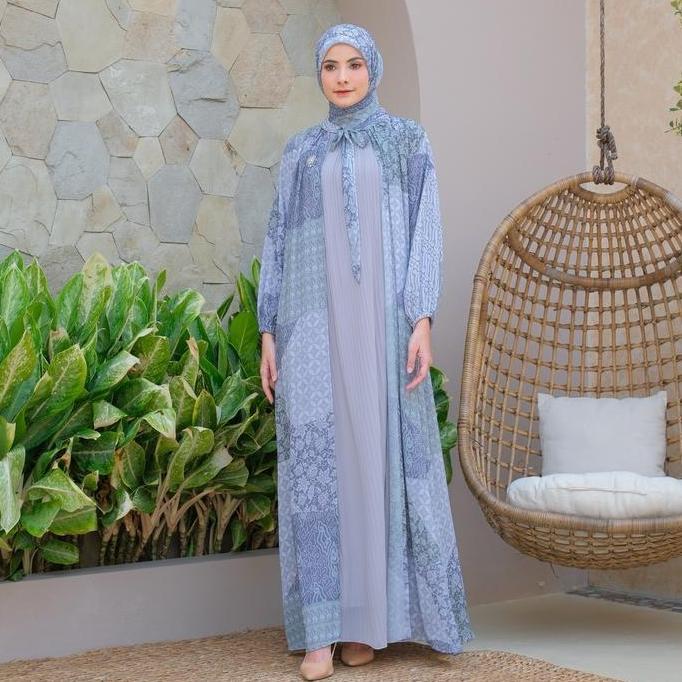 DV243 - SEROJA SET HIJAB ETNIK | SET WANITA | SET GAMIS GIES BUTIK | BAJU KONDANGAN | SET OUTFIT KEK