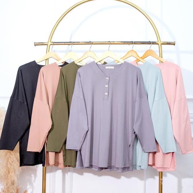 DI89 - JV Hasanah Setelan Rayon Spandex Rok dan Kulot Jumbo - JV Hasanah Gamila Rayon Spandex Set Ro