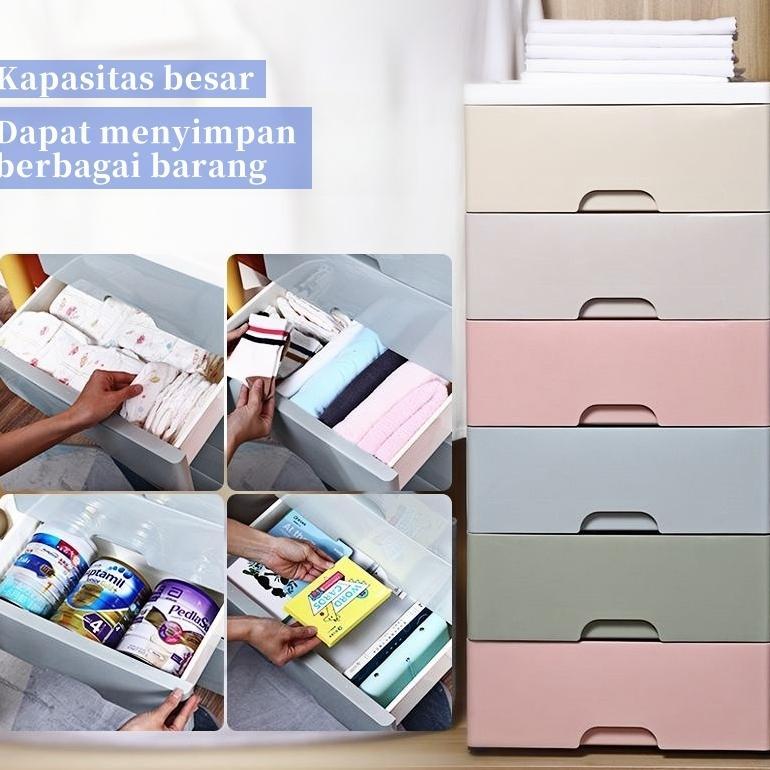 Gratis Ongkir Kabinet Drawer Storage Cabinet Ukuran Jumbo  Lemari Pakaian Laci Plastik Kabinet Drawe
