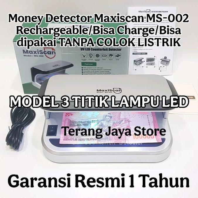 Instancodbisa- Money Detector Uv Lampu Cek Uang Uv Lamp Detector Uv Led Counterfeit Detector