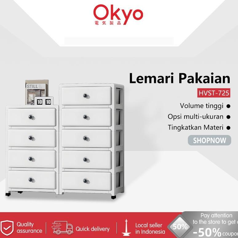 Gratong Loker Plastik 35Cm Laci Plastik Lemari Pakaian Plastik Lemari Baju Bayi Lemari Baju Plastik 