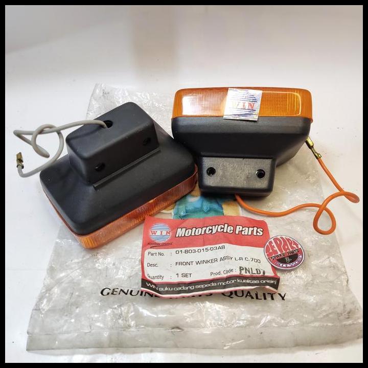 GRATIS ONGKIR LAMPU SEN DEPAN SET C700 C800 SUPERCUP 