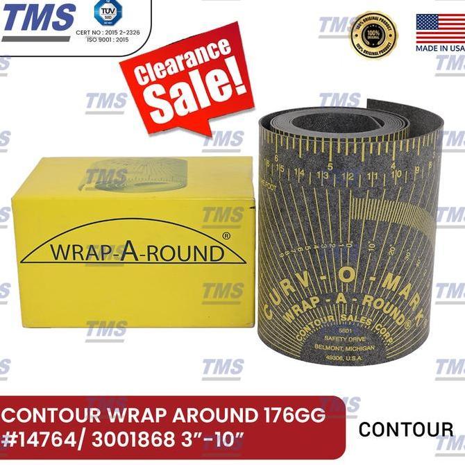 CHIONEZA Meteran Pipa COUNTOUR Wrap Around 176 GG 3" - 10 " #14764 Original