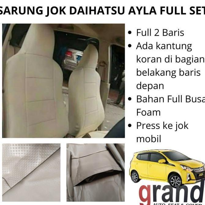 KIELOZA Sarung Jok Cover Jok Mobil Daihatsu Ayla Full Set Grand Original