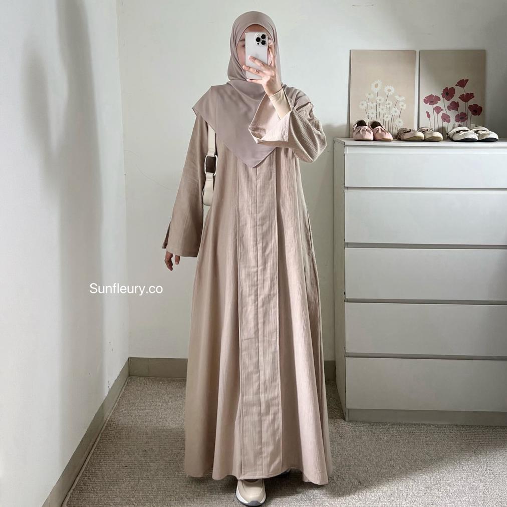 Diskont Ruwa Abaya Linen | Dress Muslimah