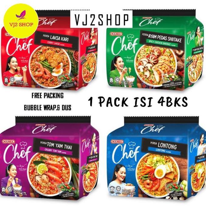 Genastala - Mamee Chef Mie Instant Noodle Malaysia Lontong Curry Laksa