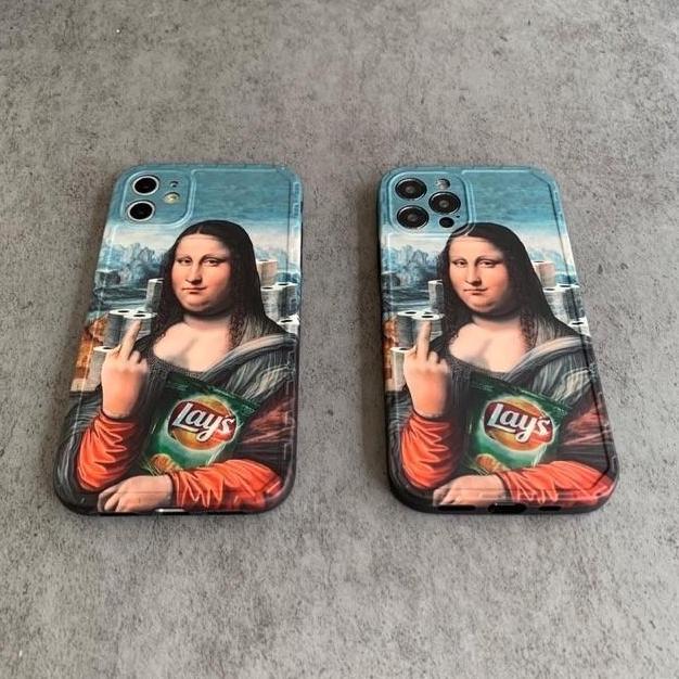 Case iPhone 14 13 12 11 XR /Pro/Max #F Monalisa