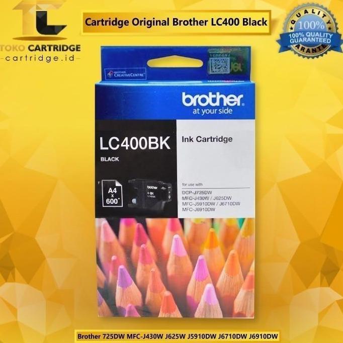 Cartridge Refil Brother LC400 J725DW MFC J430W J625DW J5910DW J6710DW J6910DW
