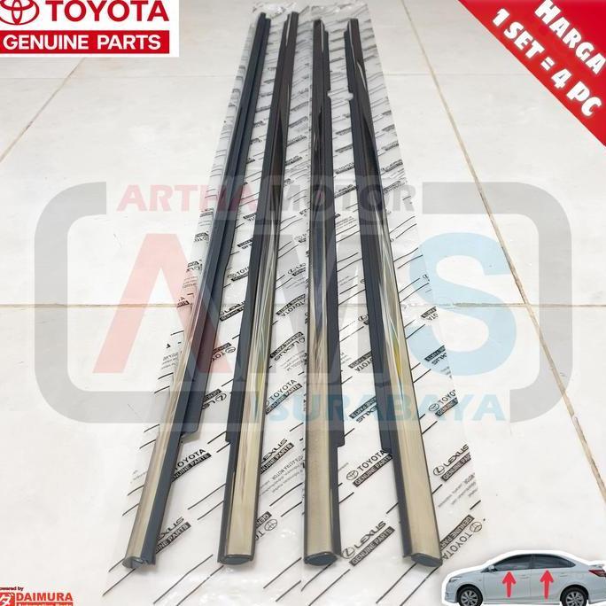 &<&<&<&] Karet pelipit list lis kaca mobil TOYOTA All New Vios gen 3 gen3