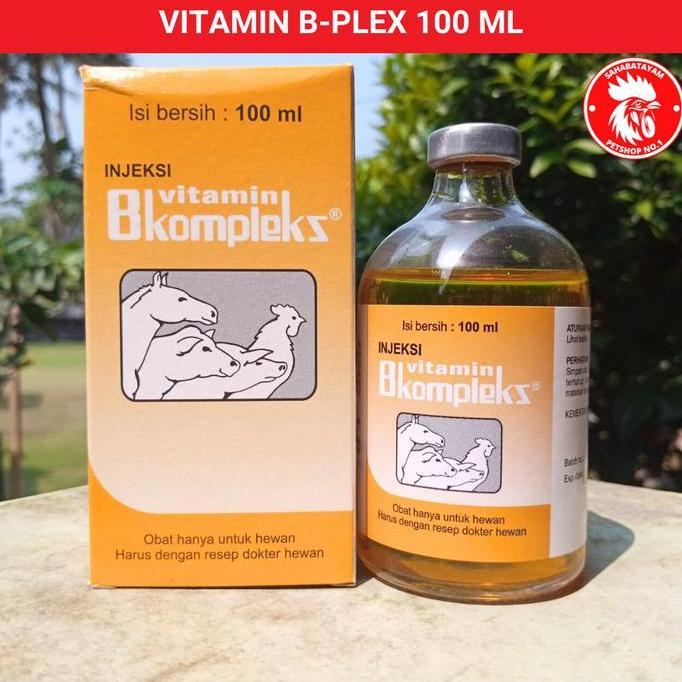 Vitamin B-Plex Vitamin Unggas Injekvit B Kompleks Medion Obat Ayam Terlaris Vitamin Ayam