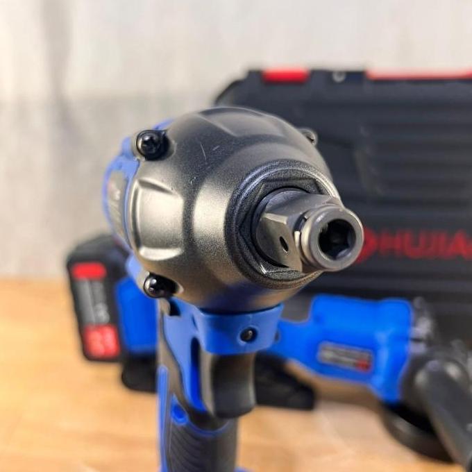 impact wrench Hujia paket hemat 2221 + 2521 gerinda cordless