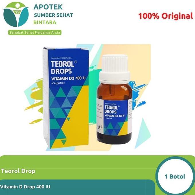 Fit- Teorol Drop 400 Iu - Suplemen Vitamin D Anak