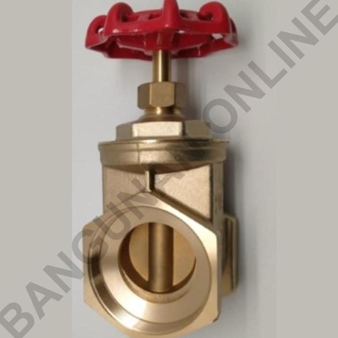 Stop Kran 1/2 inch Kuningan FLO Gate Valve 1/2 dim