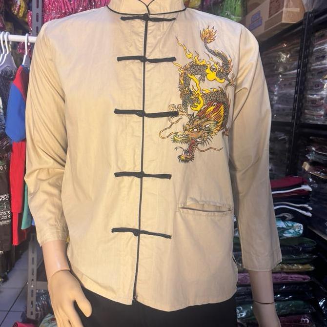 CHEONGSAM PRIA LENGAN PANJANG PENDEK/CHEONGSAM PRIA IMLEK CNY