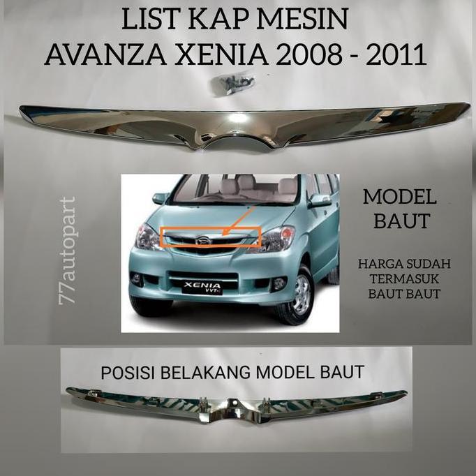 Carssand- List Kap Mesin Avanza Xenia 2008 2009 2010 2011