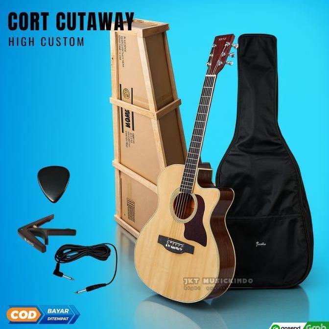 Gitar akustik elektrik CORT Guitar Akustik Elektrik Listrik CORT CUTWAY high quality