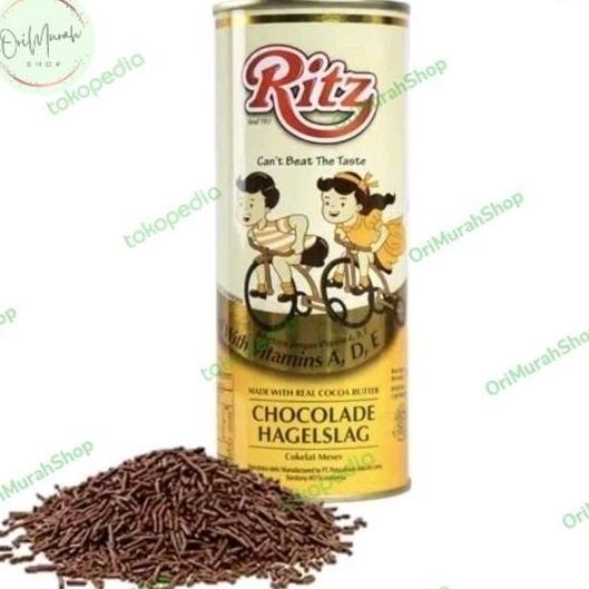 Coklat Meses Ritz 300 Gram Cokelat Mesis Ritz Chocolade Hagelslag Kaleng 300G