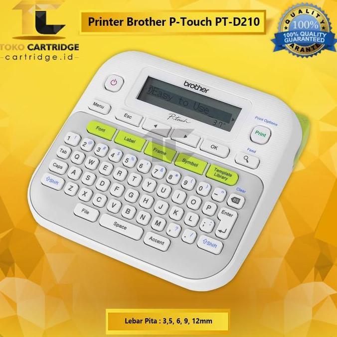 Brother Printer Label Maker  PT-D210 D-210 Pembuat Label / Label Maker