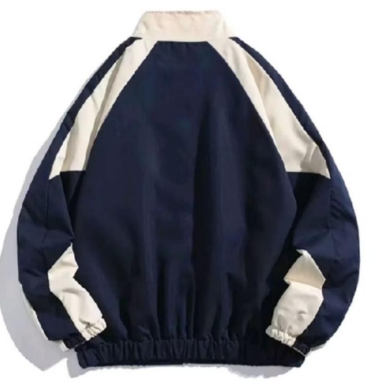 Recommended Jaket Varsity Colorblock Japan Vintage Windbreaker /Jaket Jepang Retro Sport 90An Jeket 