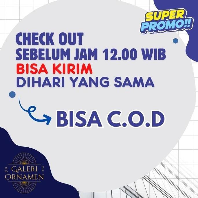 Ornamen Laser Cutting 20x80 Cocok Buat Kanopi Atau Pagar