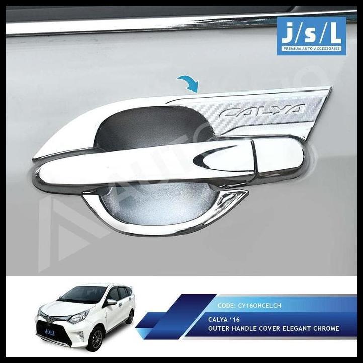DISKON TOYOTA CALYA OUTER HANDLE COVER ELEGANT CHROME