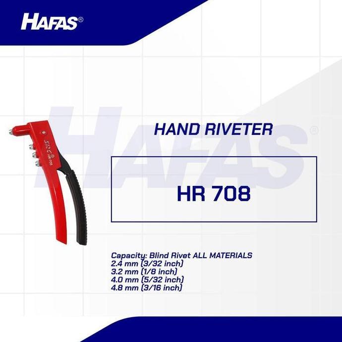 NEW Hand Riveter, Tang Rivet SRC HR-708