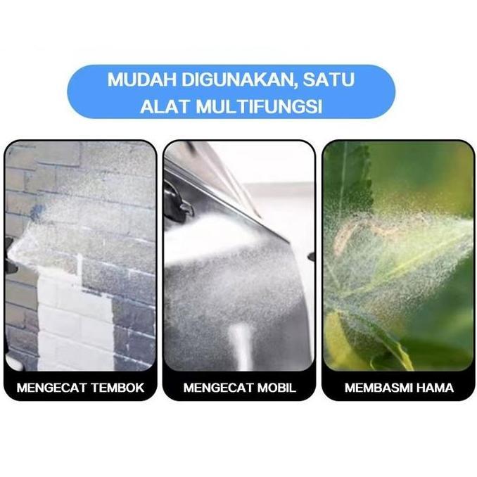 Gaswoii- Mesin Semprot Cat Elektrik Nirkabel Berkekuatan 600W/Mesin Semprot Cat/ Kompresor Semprot C