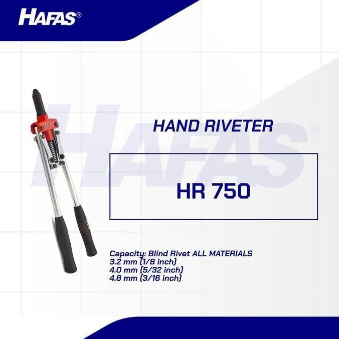 TERMURAH - Hand Riveter, Tang Rivet SRC HR-750