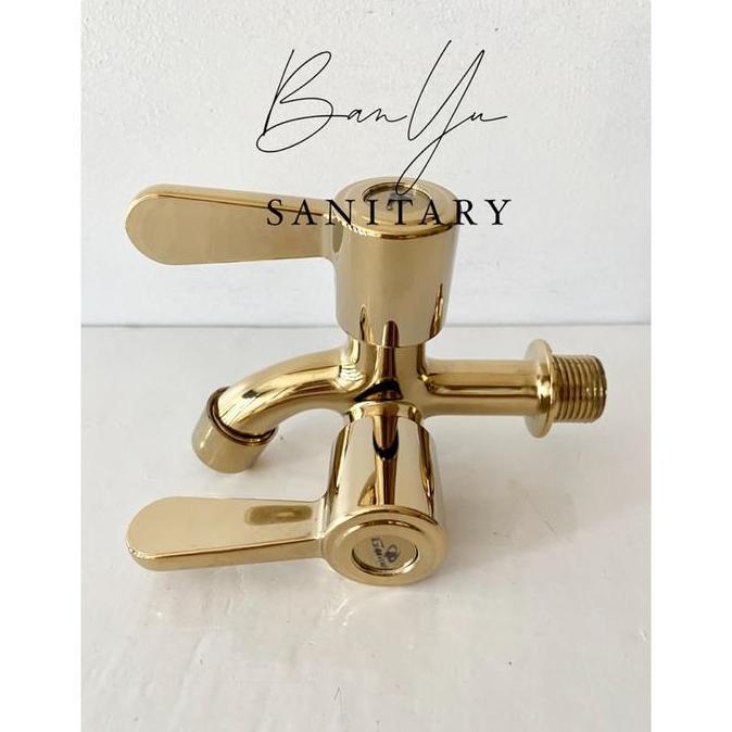 Kran Cabang 2 Gold Kran Double