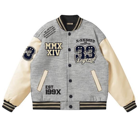 Best Seller Jaket Varsity One Layer Forgotten Pe Fleece 280