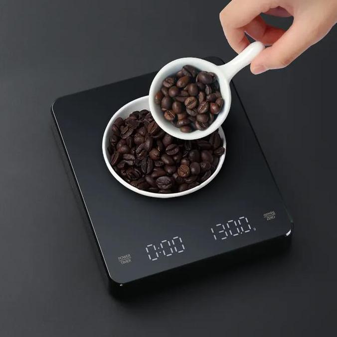 TERBARU - DIGITAL COFFEE SCALE USB RECHARGEABLE / TIMBANGAN KOPI