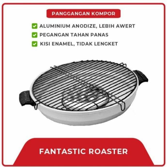 HARGA DISC - Fancy Grill 33cm Maspion Fantastic Roaster Panggangan Kompor