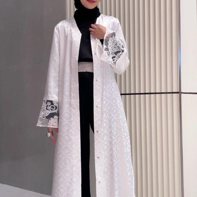 Hokywoi- Najm Boutique -Abaya Jasmine Premium -Abaya -Wanita -Muslimah -Outfit Premium Pesta Dewasa 