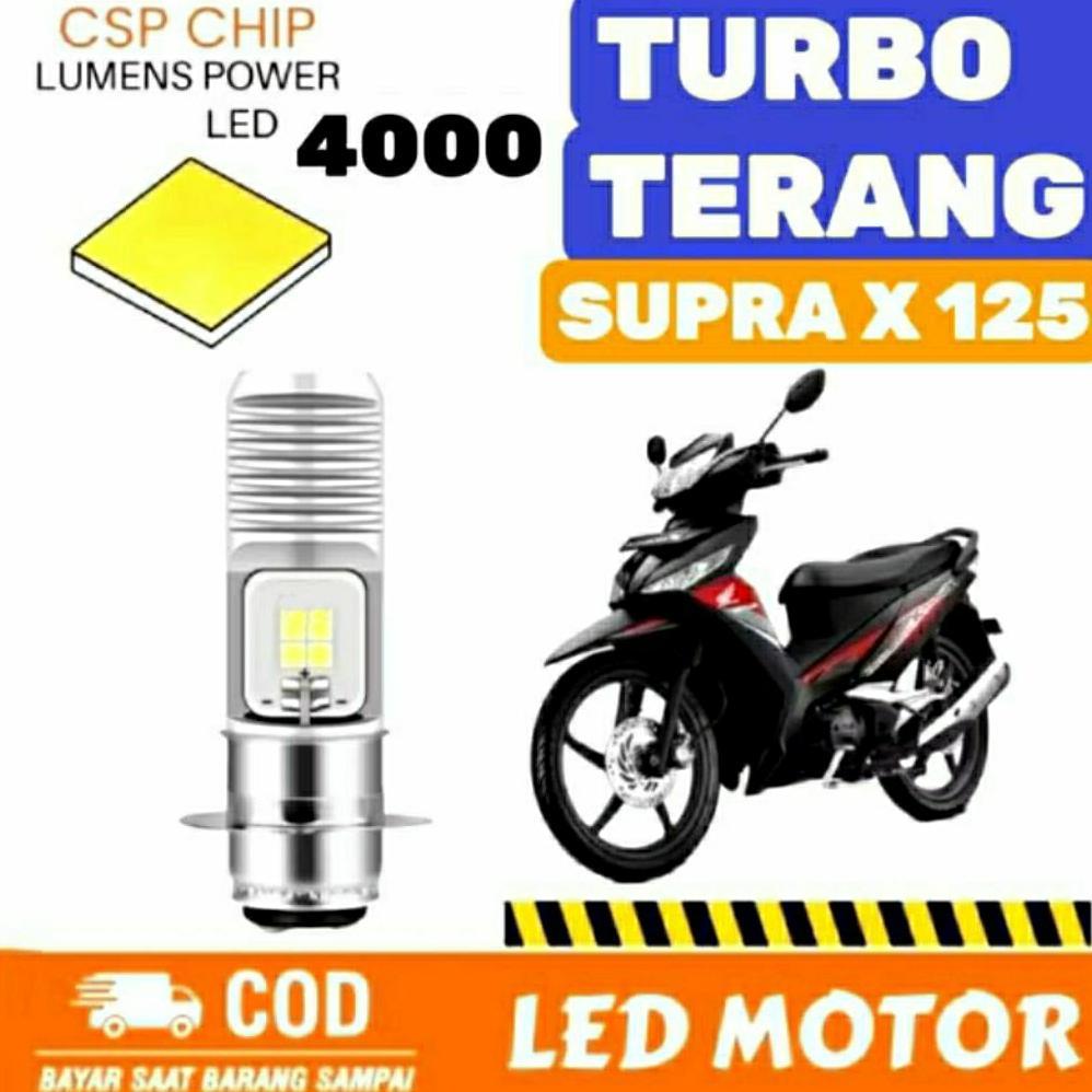 LAMPU DEPAN MOTOR LED HONDA SUPRA X 125 ORIGINAL H6