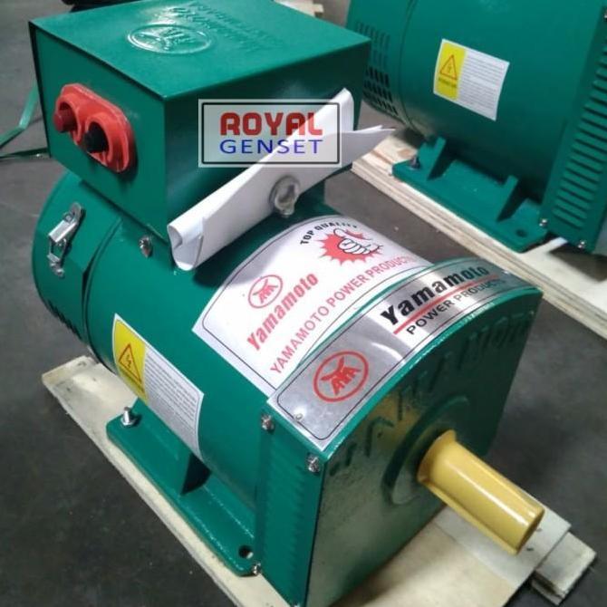 Terlaris Dinamo Alternator Tembaga 1 Phase 3Kw/5Kw/7.5Kw/10Kw/15Kw/20Kw