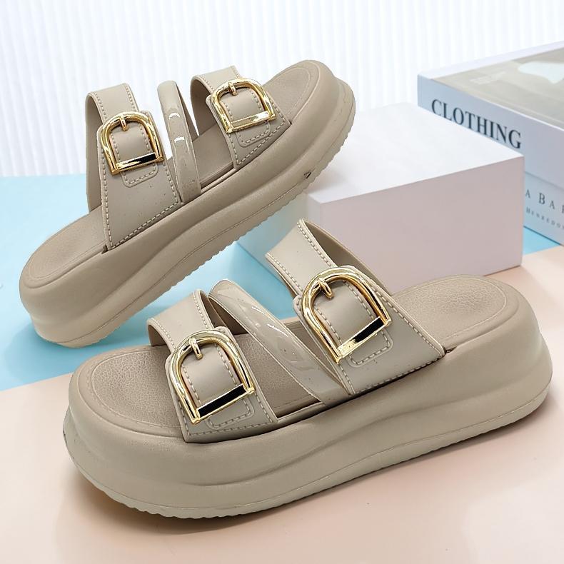 DISKON DENZELL (SURABAYA)SANDAL WANITA KEKINIAN SANDAL JELLY WANITA TINGGI WEDGES SANDAL FUJI WANITA