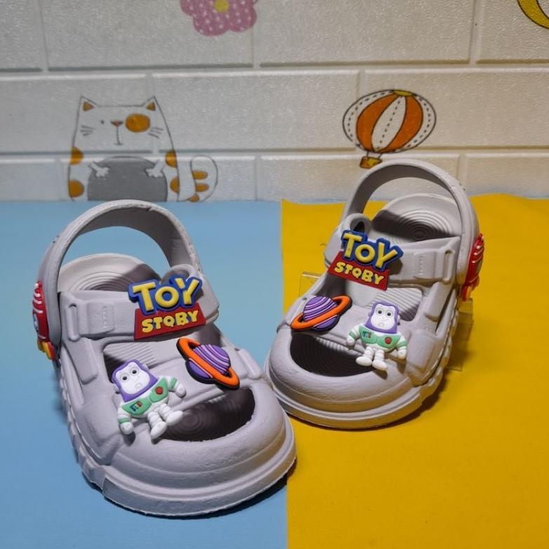 FREE ONGKIR SANDAL ANAK TALI BELAKANG LAKI-LAKI KARAKTER TOY STORY TERBARU 18-23 YK1028