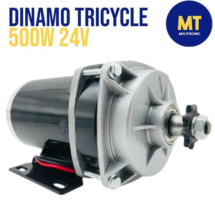 Terlaris Dinamo Motor Permanent Magnet  My1020 Tricycle 500W24V (7002)