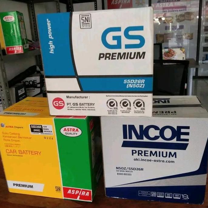 Terlaris Aki Mobil Incoe Dan Gs Jenis Kering