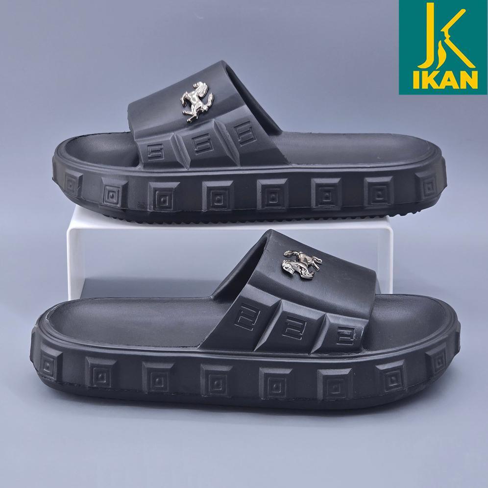 DISKON IKAN SANDAL PLATFORM PRIA SANDAL PRIA KEKINIAN SANDAL PRIA SLOP