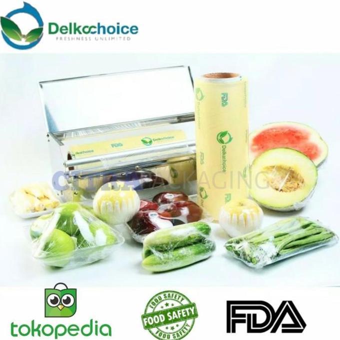 PLASTIK CLING WRAP - FOOD WRAPPING SEALER DELKOCHOICE 40CM X 500M
