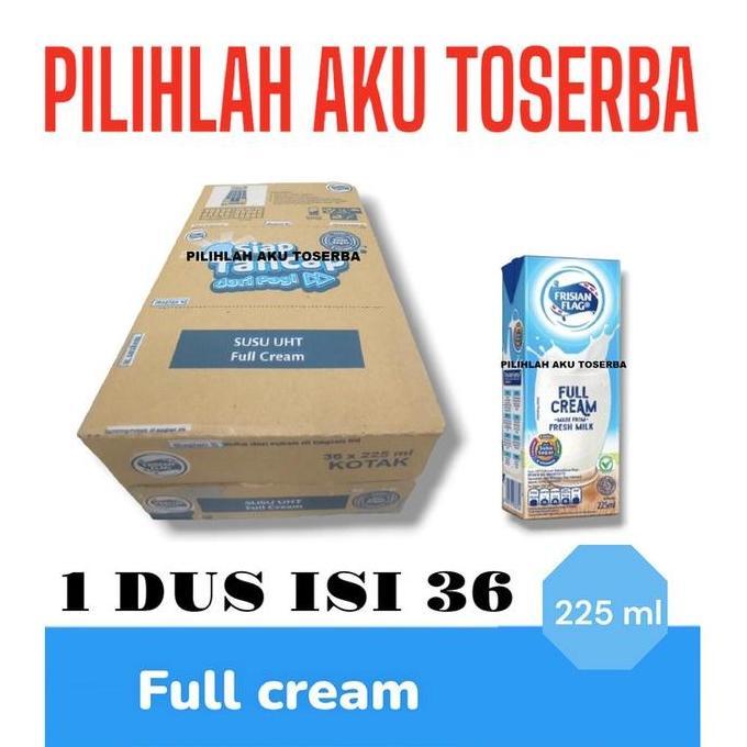 Susu Frisian Flag FULL CREAM 225 ml - ( HARGA 1 DUS ISI 36 )