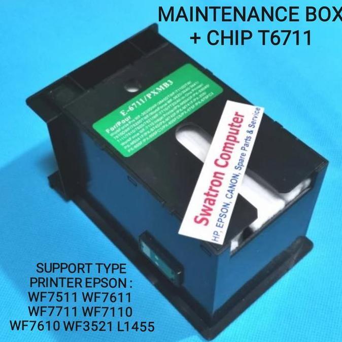 MAINTENANCE BOX T6711 WF-7511 WF-7611 WF-7711 WF-7110 WF-7610 WF-3521