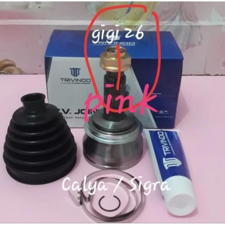 Cv Joint Luar As Roda Depan Luar calya sigra 1000cc 1200cc Asli Trivindo